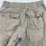 American Eagle Vtg Size 8 Cargo Pants Wide Leg High Waisted Baggy Y2K Beige Tan Photo 11