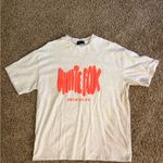 White Fox Boutique  Gray and Pink Short Sleeve Tee Photo 3