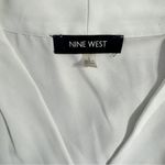 Nine West  White Sleeveless V Neck Tank Top Blouse Size Large Photo 3