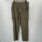 Bella Dahl Sienna Pants Size 31 NWT Rolled Cargo Linen Blend Jogger Green Casual Photo 3