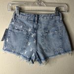 PLAYBOY BY PACSUN Limited Edition White Bunny Jean Denim Shorts Blue Size XS Photo 1