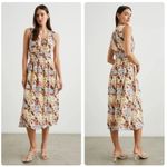 Rails  smocked Izzy midi dress painted floral Photo 1