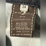 7 For All Mankind Straight Leg Jewel Embellished Back Pockets Size 24 Jeans Photo 5