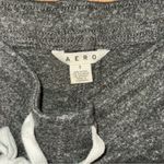 Aeropostale  Super Soft Drawstring Waist Women's Dark Gray and White Shorts Photo 3