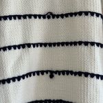 Madewell Textured Cotton Crewneck Sweater in Bright Ivory Navy Stripe, Large Photo 11