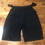 Urban Outfitters  Black Biker Shorts Cut Out Buckle Detail Stretchy Size Medium Photo 0