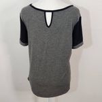 Gray and Black T-shirt Size Medium Nicole Miller Gray Tee Photo 3