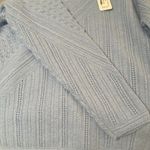 Soft Surroundings 100% cashmere Charlotte sweater in Cerulean NWT Photo 4