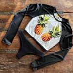 LA Hearts Cropped Pineapple Longsleeve Rashguard Photo 0