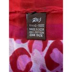 Raj Anthropologie 100% Cotton Scarf Pink Animal PrintMade In India 50”x60” Photo 2