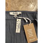 Madewell  The Goldie Dress Plissé in Teapot Blue 8 New Womens Midi Photo 8