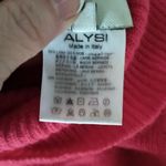 Alysi Size M Sweater Wool Cashmere Roll Neck Turtleneck Pink Jumper Size M Photo 3