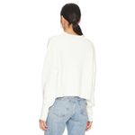 Free People  Easy Street Crop Pullover - Size M - Moonglow White - NWT Photo 2