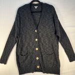 J.Jill Cardigan Sweater Long Slouchy Open Knit Burn-Out Style Women Size Large Photo 1