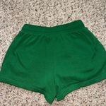Green Women's Sweatshorts Size XS Photo 1