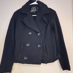 Gap  Women's Black Double Breasted Sweater Blazer Peacoat Coat Jacket Size XS Photo 0