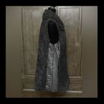 Marc New York Jackets & Coats Faux Fur Vegan Leather Vest- size large Photo 2