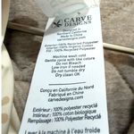 Carve Designs  Reversible Quilted Jacket Beige Floral Gray Puffer Coat Size Small Photo 5