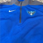 Nike WNBA Dallas Wings Blue and Gray Quarter-Zip Top Photo 1