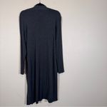 Beyond Yoga  Grey Cozy Cardigan Sweater Womens M Preppy Duster Longline Fall Photo 7