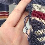 Billabong  Blue Pocket Collared Open Winter Solstice Sweater Size Small FLAWED Photo 7