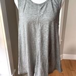 Knox Rose  Heather Gray Scoop Neck Loose Fit Distressed Tank Top Sz Medium Photo 0