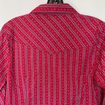 Cruel Black Snap Button Long Sleeve Western Shirt Pink Size M Photo 6