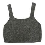 Everlane  NWT Wool Yak Hair‎ Blend Crop Tank Top Gray Sleeveless Knit Size Medium Photo 2