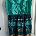 Mossimo Supply Co . Green Ruffled Smocked Sundress Photo 0