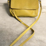 Frye REED FLAP Yellow Leather Crossbody Bag Photo 0