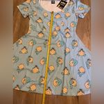 Rare! Cakeworthy Sesame Street Cookie Monster Skater Dress Blue Size L Photo 6