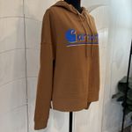 Carhartt New Size Small Brown Hoodie TENCEL™ Series Loose Fit Graphic Sweatshirt Photo 5