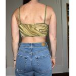 Garage  Green Mesh Corset Crop Top Size Medium Photo 1