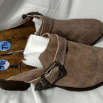Minnetonka Billie Mules Leather Western Brown Size 7 1/2 NWOB Photo 0
