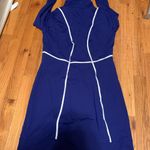 Athleta Spinnaker Sun Track Tunic Zip Up Blue Sweater Jacket XS Photo 4