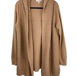 Kenar  100% Merino Wool Tan Waffle Knit Cardigan Sweater Sz 1X Photo 0