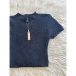 SKIMS Cozy Knit Crop Top Onyx Size L/XL Photo 3