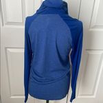 Majestic NY Mets long sleeve blue orange raglan hoodie New size large Photo 7