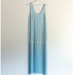 MR.LARKIN TASSEL SLIP DRESS, ICE BLUE XS Photo 8
