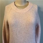Lou & grey Texturestitch Waffle Knit Alpaca Blend Sweater Pink Small Photo 2