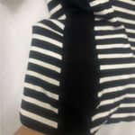 White House | Black Market  Black and White Striped Long Sleeve Top Photo 4