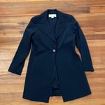 Doncaster Black or Blue Long Line Jacket Womens Size 10 Belt Photo 10