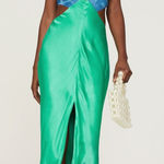 San Sloane Francesca Midi‎ Dress in Size Medium Green Photo 0