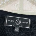 St. John  Sport Black Chenille Crewneck Swea… Photo 7