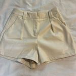 Branded Apparel Boutique White Leather Shorts Photo 1