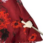 Lucky Brand  Long Sleeve Dress Womens Size 2 Burgundy Whimsigoth Dark Romantic Photo 8