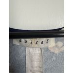 90s Vintage Avital blue floral fit flare midi dress sz XL rockabilly feminine Photo 2