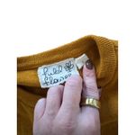 Anthropologie Field Flower Mustard Yellow Embroidered Cardigan Sweater Size S Photo 2