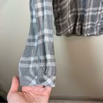 Cloth & Stone ✨ Women’s Gray Plaid Long Sleeve Top Anthropologie Small Photo 4