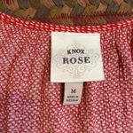 Knox Rose  RED TIERED BABY DOLL DRESS Photo 2